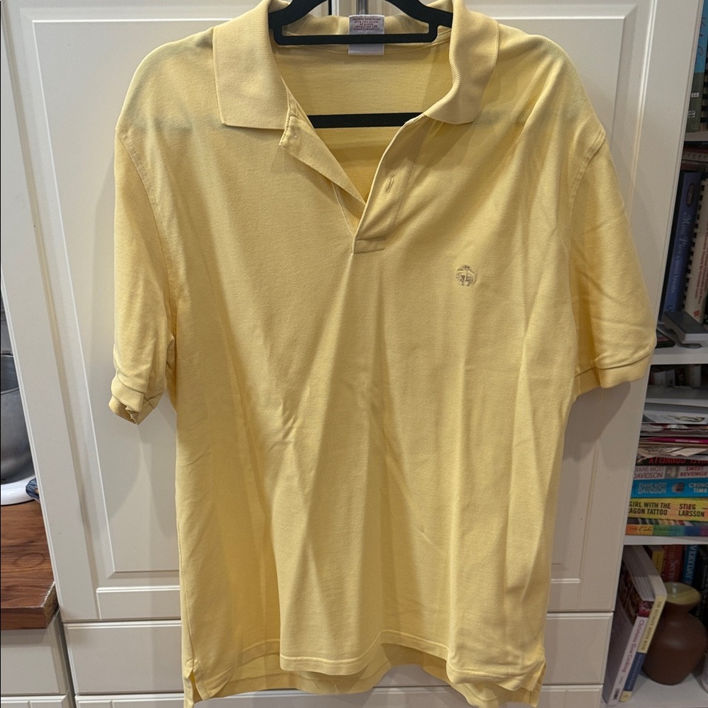 Brooks Brothers Light Yellow Polo Shirt